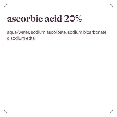 ascorbic acid 20%