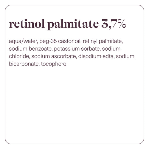 retinol palmitate 3.7%