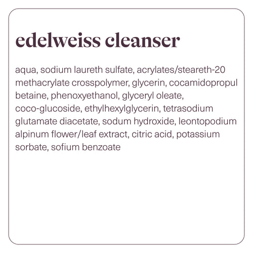 edelweiss cleanser 250ml