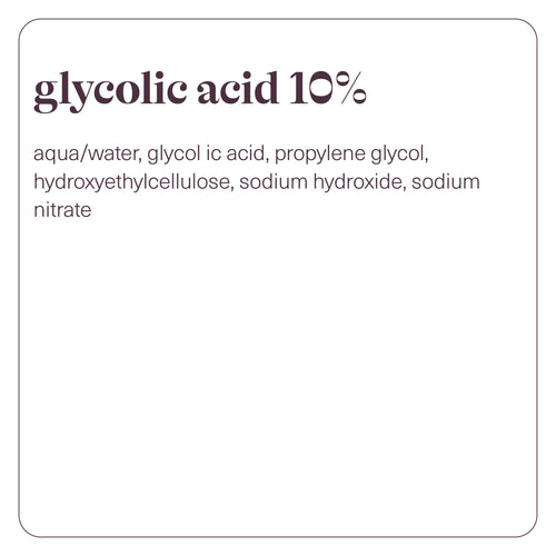 glycolic acid 10%