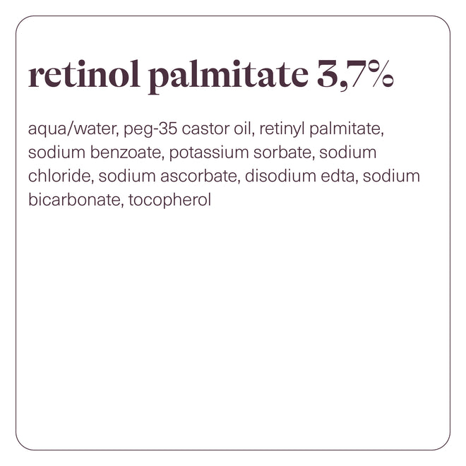 retinol palmitate 3.7%