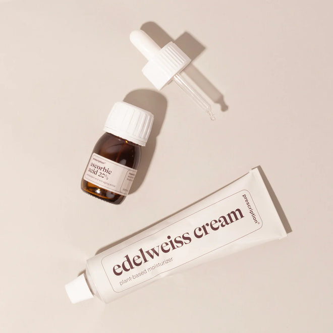 ascorbic acid &amp; Edelweiss cream
