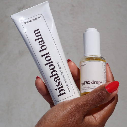 spf50 drops & bisabolol balm